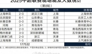 奇亿果体育入口-中超第8轮现场观众数统计：超17万人，5.43万人现场观战京鲁德比